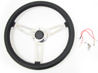 Steering wheel Classic 3 spoke, Chrome - 91134700C00, 121175-C00 Steering wheel Classic 3 spoke, Chrome - 91134700C00, 121175-C00
