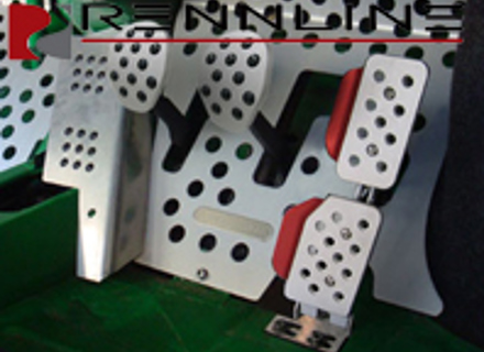 Juego de pedales Rennline de 4 piezas Empuñadura de goma. Porsche 911/912/930 - A12.2.P6098, A122P6098 Juego de pedales Rennline de 4 piezas Empuñadura de goma. Porsche 911/912/930 - A12.2.P6098, A122P6098