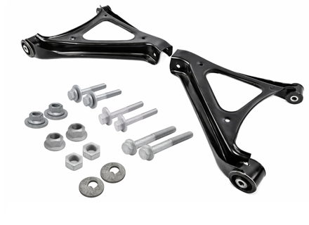 Rear lower wishbones, SET OF 2. Porsche 958.1 Cayenne GTS / 958.2 Cayenne - 95831104111, 95831104110, 95831104211, 95831104210