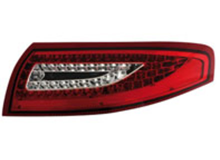Boitier clignotant arrière Clair / Rouge V2 avec ampoules LED pour Porsche 996 - 99663148500, 99763148600, 99663148602, 99663148502, 99663143301, 99663143401, 99663143303, 99663143403