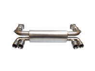 Exhaust Muffler / Silencer Titanium DesignTek for Porsche 996 Turbo - 99611102775, 99611102776