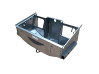 Caja de batería completa. Porsche 356 A T2 - 64450100503