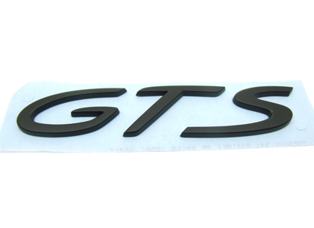 'GTS' SCHWARZES Heckdeckel-Emblem. Porsche 991 (911) - 99155926100 'GTS' SCHWARZES Heckdeckel-Emblem. Porsche 991 (911) - 99155926100