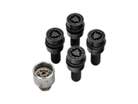 Locking Wheel Bolt Kit BLACK STD - Original Porsche - WHT010065A Locking Wheel Bolt Kit BLACK STD - Original Porsche - WHT010065A