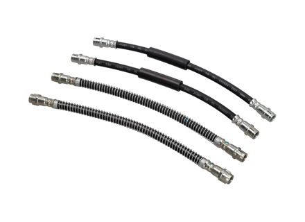 Remklauwslang voor en achter. Porsche 987 Boxster / 987C Cayman. - 98735563700, 98735563701, 9873556370, 98735563702, 99635513901, 99635513900, 99635563701, 99635513903