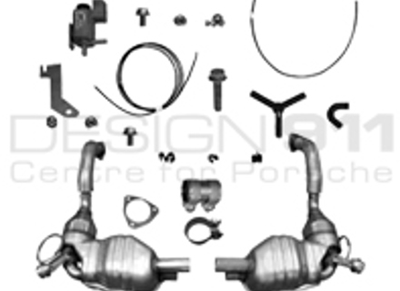 Exhaust Muffler / Silencer Sports VALVETRONIC for Boxster 987 / Cayman - 98704420001, 99761290501