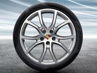 21' Cayenne Exclusive Design PLATINUM SILVER Alloy Wheels & Summer Tyres Original Porsche - 9Y0044660J, 9Y0044661J 21' Cayenne Exclusive Design PLATINUM SILVER Alloy Wheels & Summer Tyres Original Porsche - 9Y0044660J, 9Y0044661J