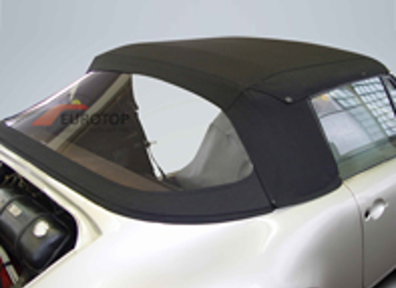 Complete cabriokap met helder achterscherm. Porsche 911 met handmatige bediening - 91156105100101, 91156105100102, 91156105100103, 91156105100107, 91156105100301, 91156105100303, 91156105100304, 911561051006HA, 911561051003AV, 911561051007MK, 911561051009RA, 911561051004JK