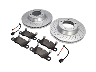 HINTERE Bremsbeläge und Bremsscheibenpaket Porsche 991 S 3.8L - 99135294904, 99635240502, 99635240602