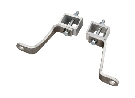 Montagebeugelset mistlamp / spotlamp. Porsche 356 Pre A / 356A - PRS92