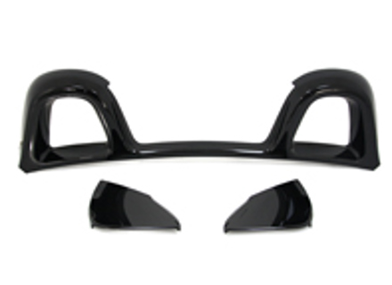 Roll-over bar painted in Black (high-gloss). Porsche 718 Boxster - 98204480020