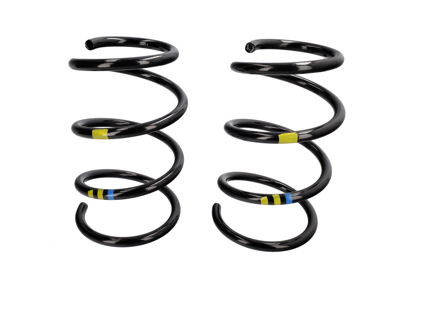 Molle elicoidali posteriori (coppia) - con marcature gialle/blu - per Porsche 987-2 Cayman / S 2009-2012 - 98733353167504, 98733353184504 Molle elicoidali posteriori (coppia) - con marcature gialle/blu - per Porsche 987-2 Cayman / S 2009-2012 - 98733353167504, 98733353184504