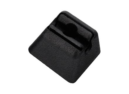 Clip di supporto per aletta parasole, nera, 18 mm. Porsche 911 / 964 / 993 / 928 - 9117313310070B, 91173133100 - 911 731 331 00 L