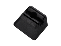 Sonnenblenden-Halterung, Schwarz, 18 mm. Porsche 911 / 964 / 993 / 928 - 9117313310070B, 91173133100 - 911 731 331 00 L