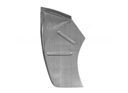 Passaruota esterno anteriore completo (versione a 2 nervature). Porsche 356 1951-55 - 64450201700, 64450201800, 64450211200, 64450211100