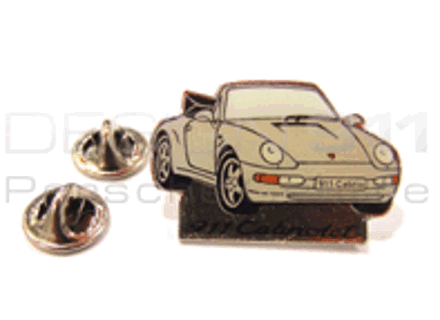 Pin's 'Porsche 911 Cabriolet' Blanc