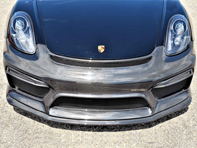 Front bumper and spoiler, carbon fibre. Porsche 981 Cayman GT4 - 981505010 - SF/C/981-505-010 Front bumper and spoiler, carbon fibre. Porsche 981 Cayman GT4 - 981505010 - SF/C/981-505-010