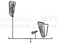 Fog lamp inserts, Pack of 2. Porsche 944 1986-91 (OE Part NO. 95163193100 / 95163193200) - 95163193100, 95163193200 Fog lamp inserts, Pack of 2. Porsche 944 1986-91 (OE Part NO. 95163193100 / 95163193200) - 95163193100, 95163193200