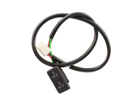 Elektrischer Schiebedachschalter schwarz. Porsche 928 1978-1990 - 9700011, 92861312000