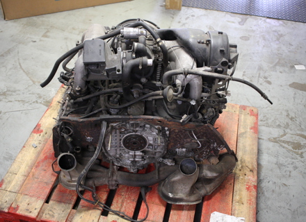 Porsche 964 3.6L Engine block with ancillary parts - 96410026400, 964100264