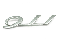 911 - Insignia cromada en ángulo para Porsche 911 1965-66 - 90155930320 911 - Insignia cromada en ángulo para Porsche 911 1965-66 - 90155930320