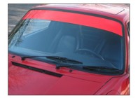 Rennline windscreen visors, in Flat Black. Porsche 986 Boxster - E45