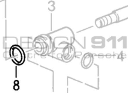 Schalthebellager O-Ring. Porsche 911 87-89 G50 GETRIEBE - 99970192340 Schalthebellager O-Ring. Porsche 911 87-89 G50 GETRIEBE - 99970192340