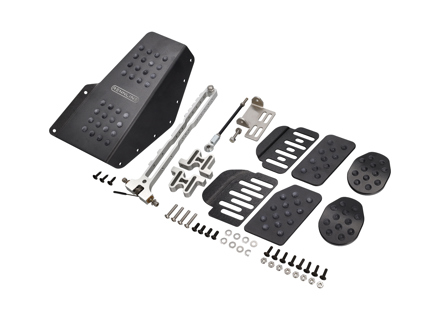 DAMAGED Rennline REV2 4 Piece Pedal Set Rubber Grip. Porsche 911 / 912 / 930 (Targa / Cabrio) / 964 / 993 Manual - A12.2.P6053, A122P6053