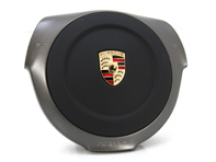 Sport steering wheel airbag unit, in Leather. Porsche 987 Boxster / 987 Cayman / 997.2 - 99780308927A34, 99780308927, 99780308932A34, 99780308922A34 Sport steering wheel airbag unit, in Leather. Porsche 987 Boxster / 987 Cayman / 997.2 - 99780308927A34, 99780308927, 99780308932A34, 99780308922A34