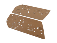 Binnendeurpaneelset Hardboard. Porsche993 - 99355503101