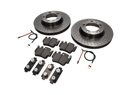 Bremsscheibenpaket mit Sport BREMBO Bremsbelägen Porsche 996 1997-04 - 07B31415, 99635140X01BRE, 99635140X01, 99635108802, 99661236501, 23329, 99635294903, 99735193904, 99635294904, 1663100877, 1663100887, 99635140500, 99635140501, 99635140502, 99635140600, 99635140601, 99635140602, 09C88011