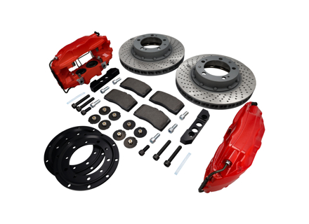 Kit d'amélioration avant étrier et disque de frein 'Big Reds' pour Porsche 911 - FVD351964499ALU Kit d'amélioration avant étrier et disque de frein 'Big Reds' pour Porsche 911 - FVD351964499ALU