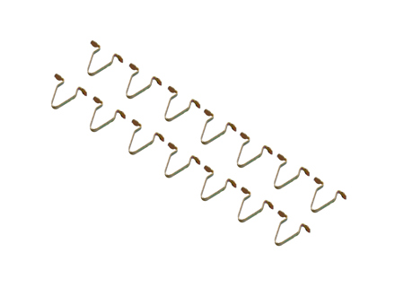 车门饰条卡扣，一套14个。适用于保时捷911/964/993（1965-1998年款）。 - 99959132601, 99959132602 - 9400032, 1686550100, 1686550200