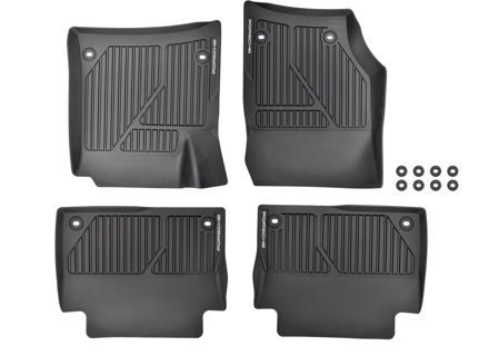Satz Allwetter-Fußmatten. Porsche 955 / 957 Cayenne LHD (Linkslenker) - PCG044802A Satz Allwetter-Fußmatten. Porsche 955 / 957 Cayenne LHD (Linkslenker) - PCG044802A