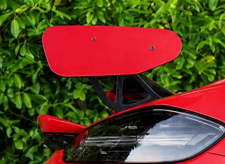GT4 Carbon Fibre Rear Wing End Plates. Porsche 981 GT4 / 718 GT4 - 98151226583, 982825491G2X - 718.GT4.24.02.VGC, 718.GT4.24.02.CE