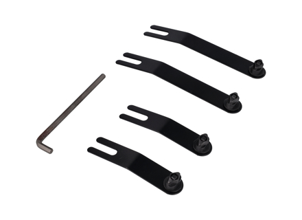 Bevestigingsbeugelset vloermatten voor. Porsche944/968 - 00004320278 Bevestigingsbeugelset vloermatten voor. Porsche944/968 - 00004320278