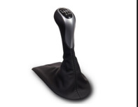 Palanca de cambios de cuero con tija plateada. Porsche 996 / Boxster 986 S - 99642407505EVZ, 99642407505 Palanca de cambios de cuero con tija plateada. Porsche 996 / Boxster 986 S - 99642407505EVZ, 99642407505