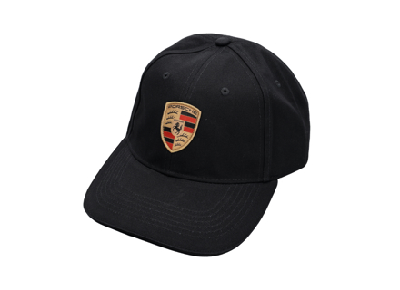 Gorra de béisbol con escudo de Porsche: esencial, color negro. - WAP6100010TWCE