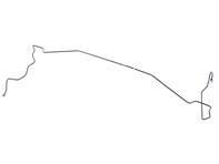 Brake line, Right. Porsche 997.2 C4 / C4S - 99735517611 Brake line, Right. Porsche 997.2 C4 / C4S - 99735517611