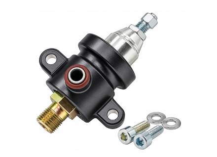 Adjustable Fuel Pressure Regulator, M14 Outlet. Porsche 944 / 944 S / 944 S2 / 944 Turbo / 968 1988-94 - 94411019805, 94411019806 - AMS9050104