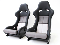 Sitze im RennSport RS Style, schwarz-grau. Porsche 964 / 993 - P964108-S Sitze im RennSport RS Style, schwarz-grau. Porsche 964 / 993 - P964108-S