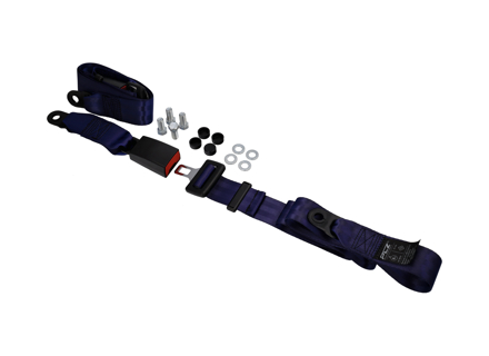 Ceinture abdominale arrière statique à 2 points en bleu foncé (lot de 2). Porsche911 78-89 / 964 / 993 / 968 / 924 / 944 - 47785779570B, 911116 Ceinture abdominale arrière statique à 2 points en bleu foncé (lot de 2). Porsche911 78-89 / 964 / 993 / 968 / 924 / 944 - 47785779570B, 911116