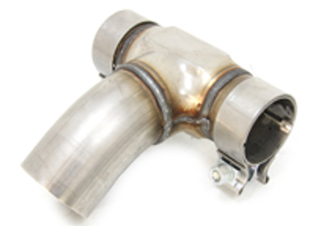 Tubo de conexión de escape, pieza en T. Porsche 987.2 Boxster / 987C.2 Caimán - 98711135330