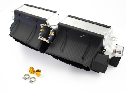 Intercooler with carbon fibre air guide. Porsche 992 turbo / turbo S - 992145805G, 992145817B, 992145816C - GCP03 Intercooler with carbon fibre air guide. Porsche 992 turbo / turbo S - 992145805G, 992145817B, 992145816C - GCP03