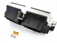 Intercooler with carbon fibre air guide. Porsche 992 turbo / turbo S - 992145805G, 992145817B, 992145816C - GCP03 Intercooler with carbon fibre air guide. Porsche 992 turbo / turbo S - 992145805G, 992145817B, 992145816C - GCP03