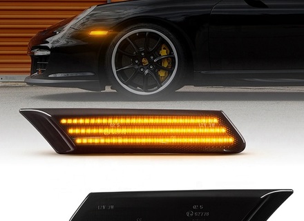 Indicatori di direzione laterali a led Fumè per Porsche 997 - 99763103302, 99763103402, 99763103702, 99763103802