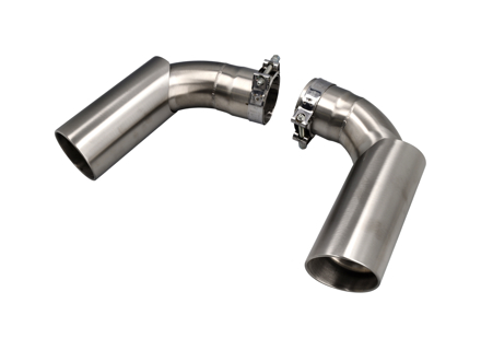 Doppelwandige, schräg abgeschnittene Auspuffendrohre für Porsche 911 1975-89