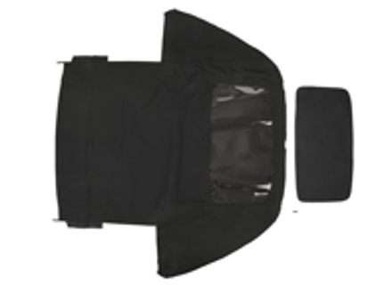 Cubierta de capota descapotable, negra. Porsche 993 Cabrio - PCG561900002XW