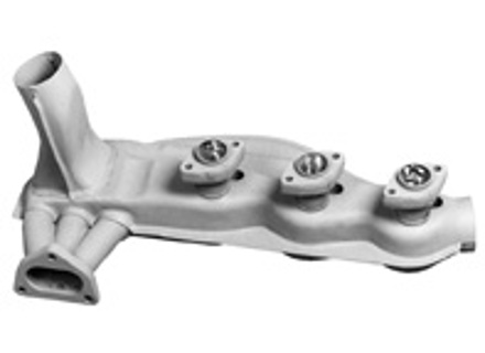 Scambiatori di calore di scarico, acciaio dolce, verniciato. Porsche 911 1984-89 - 91.104, 91.104S, 1623103900, 1623104000, 93021102901 - 1623103900