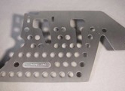 Pedana in alluminio Rennline. Lato conducente. Porsche 914 Tutte 1970-76 - F06